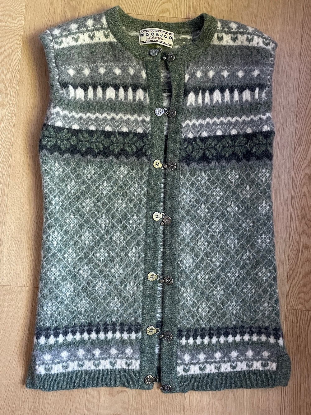 vintage Mac & Jac wool veste